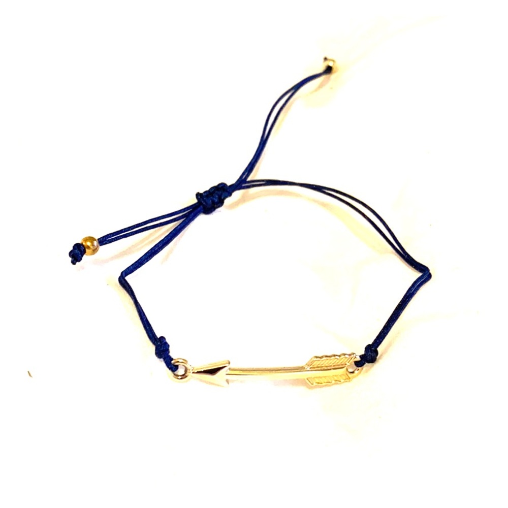 Fashion Jewelry Gold Arrow Drawstring Bracelet